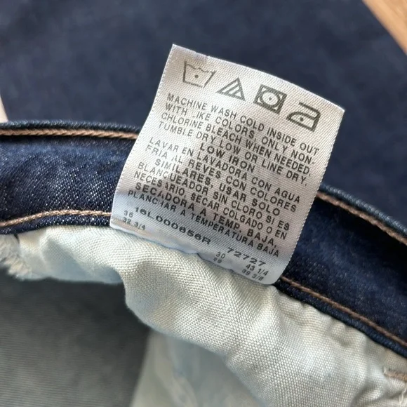 Lee relaxed fit straight leg jeans, dark wash, 10 short - Picture 4 of 8